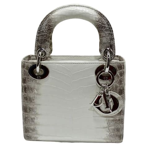 dior crocodile handbag|mini lady dior bag price.